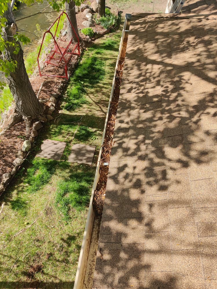 Before Gutter Cleaning