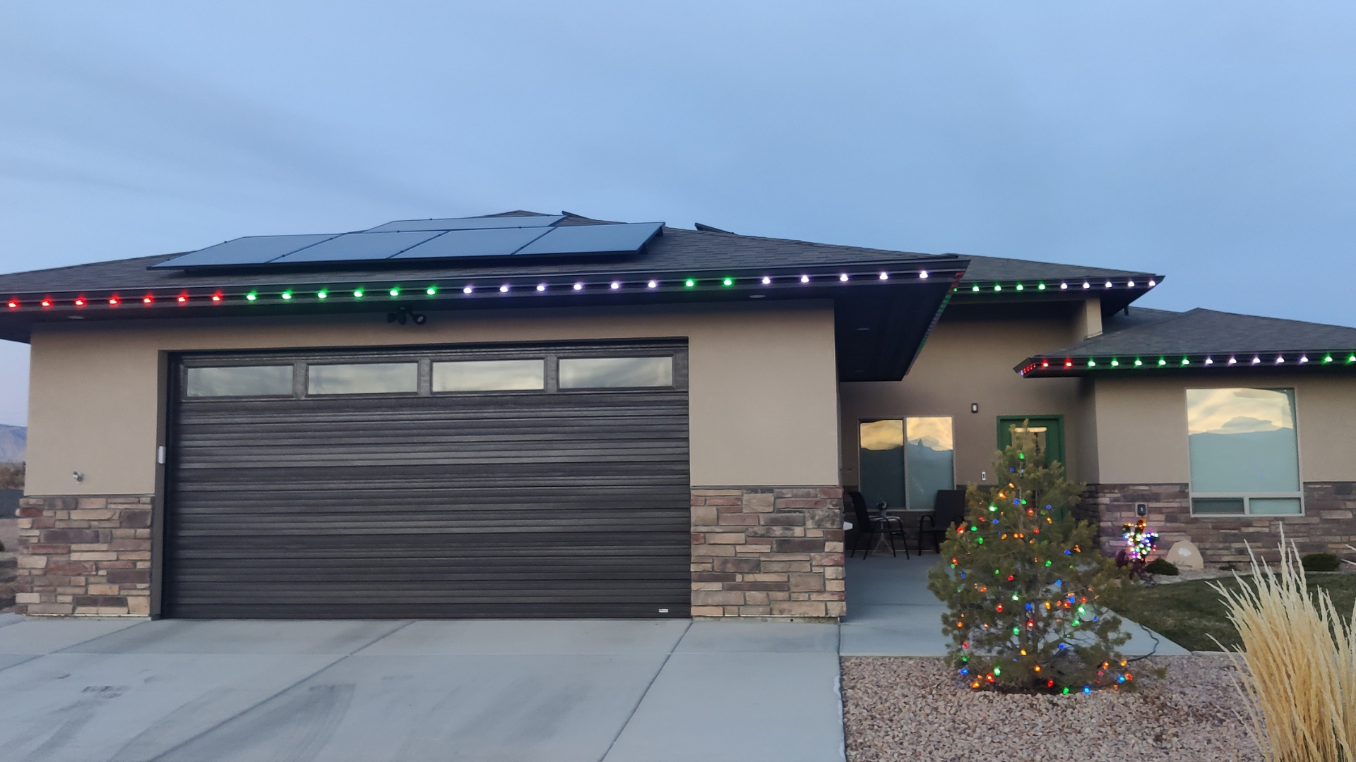 House with Permanent Lighting