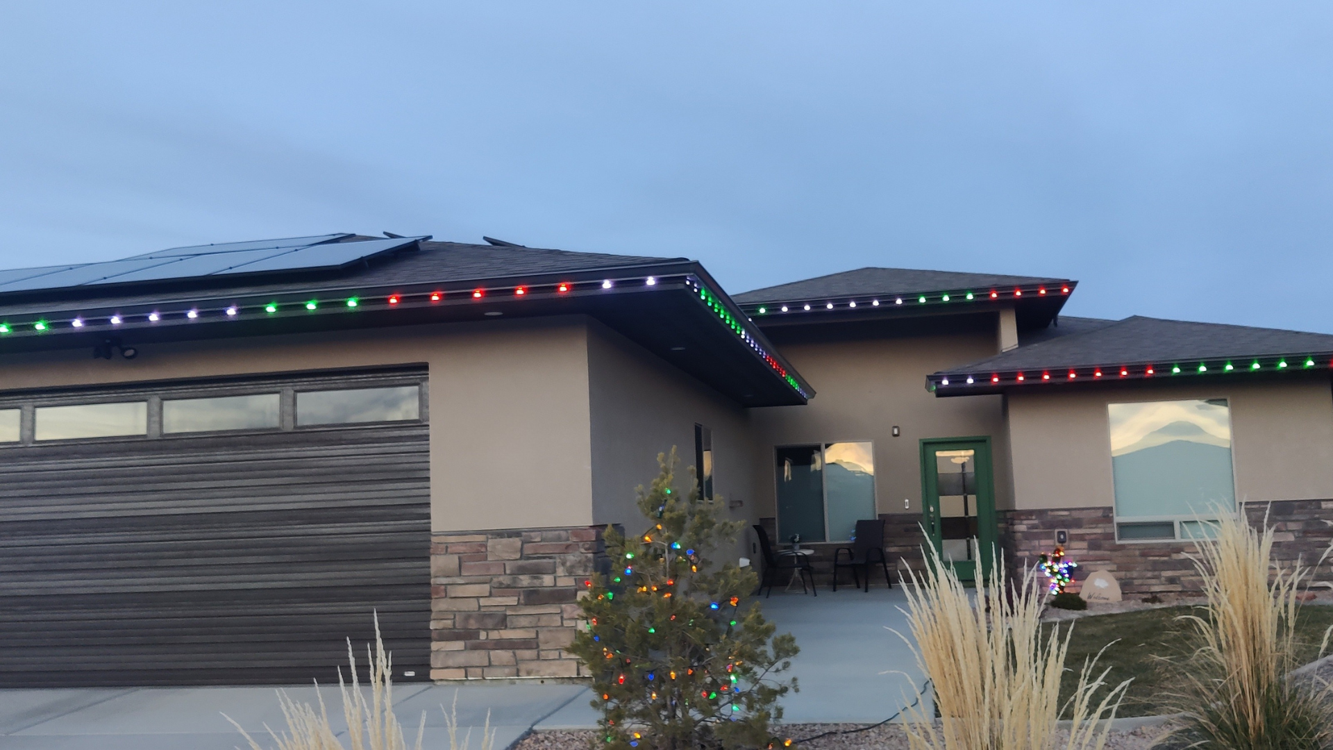 House with Permanent Lighting